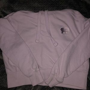 ivory ella cropped hoodie